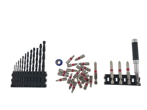 Profi Bohrer & Bit-Set 38-tlg inkl Magnet-Adapter Koffer Bitaufnahme Halterung