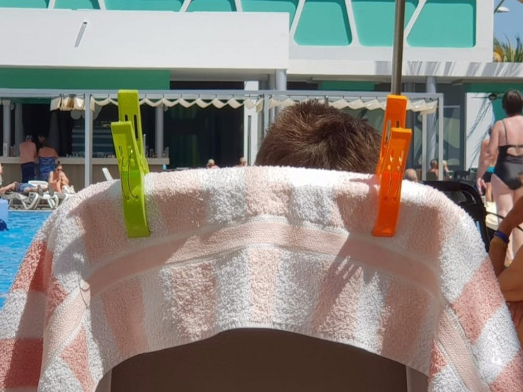 XXL Wäscheklammern Clips Groß Kunststoff Strandtuch Badetuch Quilt Handtuch 4x