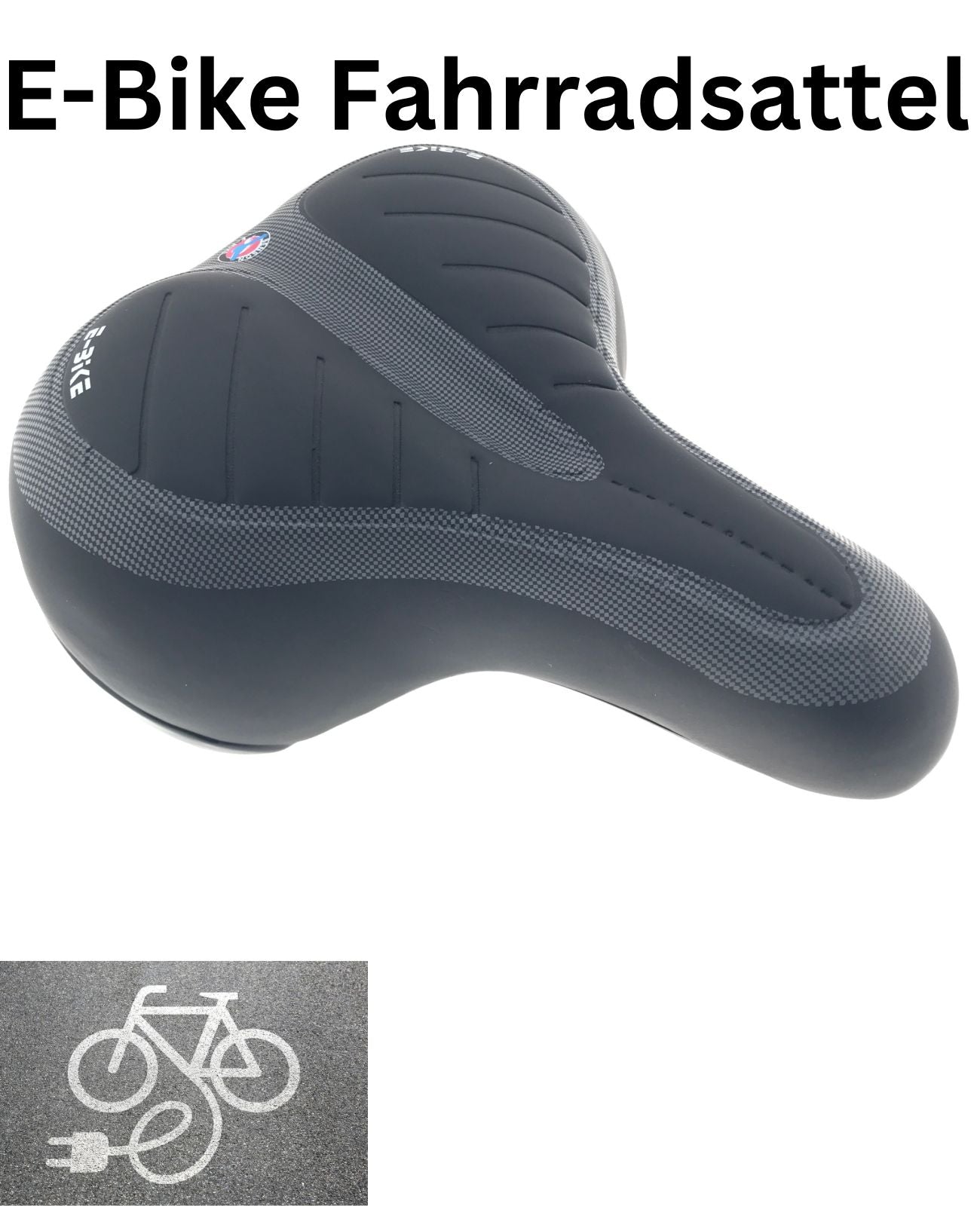 Fahrradsattel Sattel Fahrradsitz Tourensattel Komfort Gelsattel E-Bike Unisex