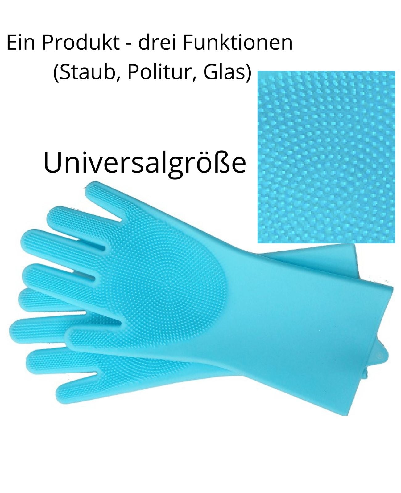 Putzhandschuhe Silikonhandschuhe Gummihandschuhe für Abstauben, Spülen
