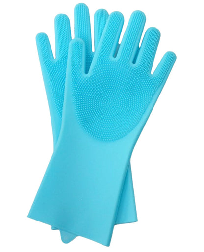 Putzhandschuhe Silikonhandschuhe Gummihandschuhe für Abstauben, Spülen