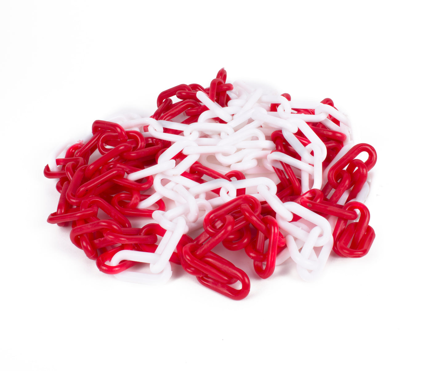 Sicherheitskette Absperrkette Warnkette Kunststoffkette Plastik Rot Weiß 5 Meter