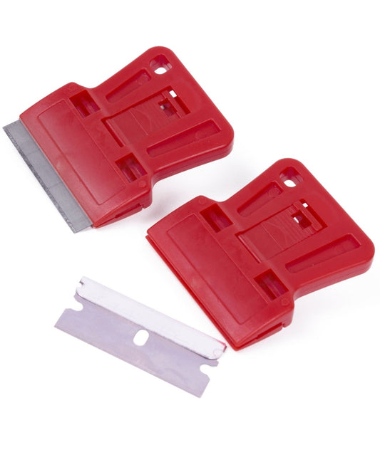 Schaber Satz Tapetenschaber Mini Glasschaber Farbschaber 2x