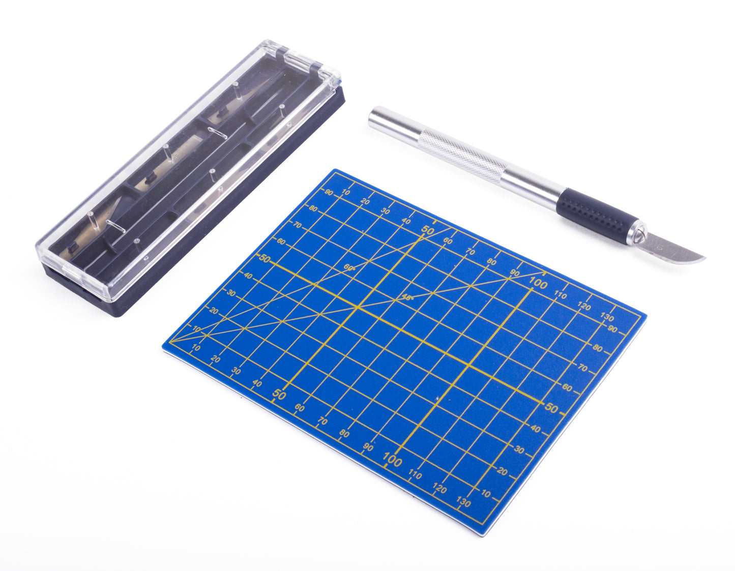 Präzisionsmesser Hobbymesser Modellbau Bastel Schnitz Messer mit Schneidematten