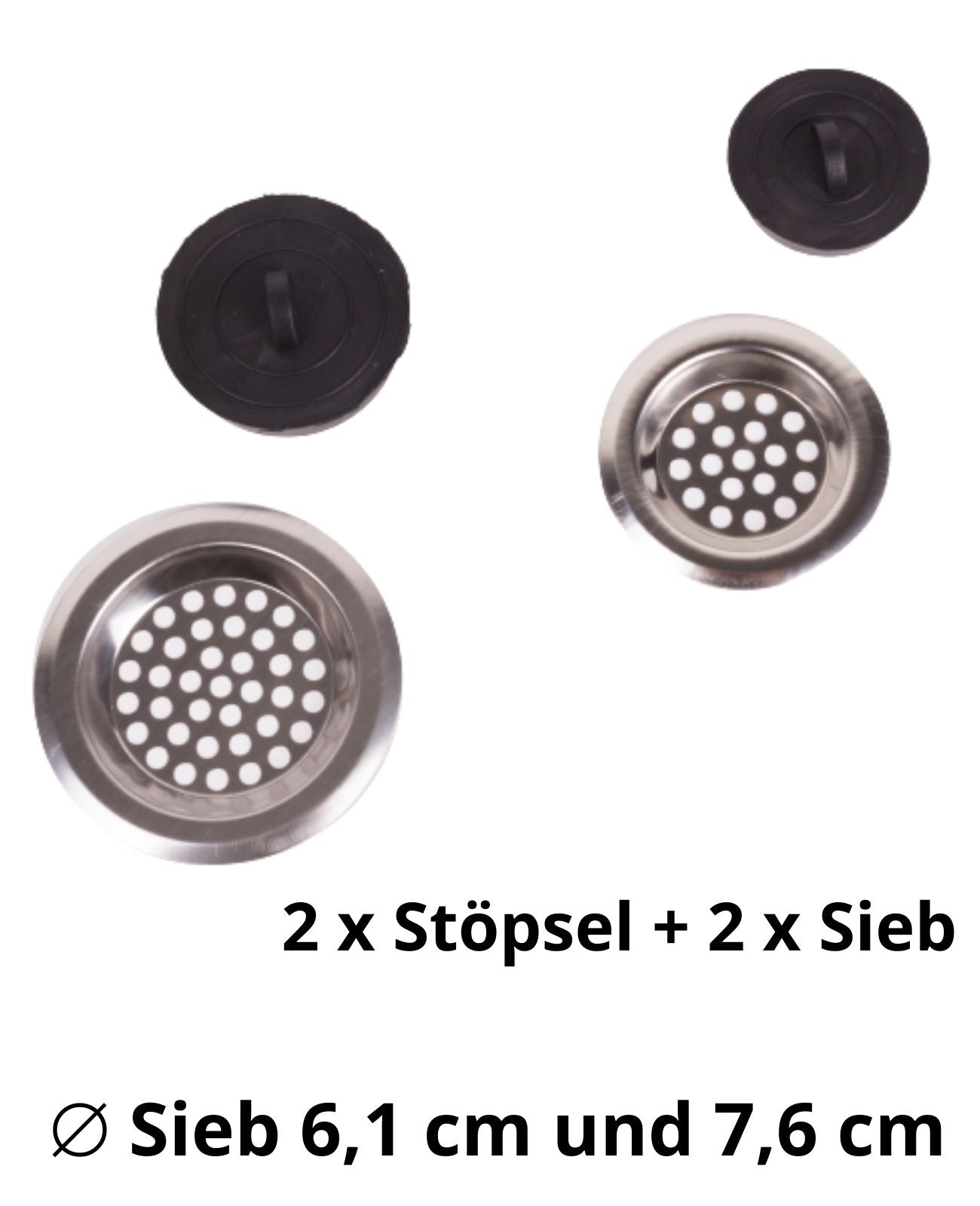 Ausguss Sieb Stöpsel Abfluss Stöpsel Siebkörbchen für Spüle und Waschbecken