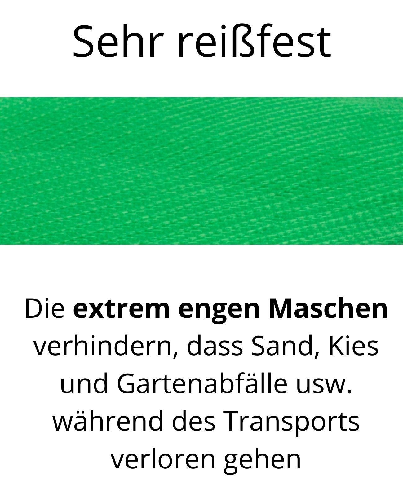 Anhängernetz feinmaschig Containernetz Ladungssicherung 350 x 180 cm