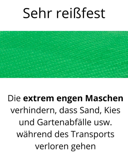 Anhängernetz feinmaschig Containernetz Ladungssicherung 350 x 180 cm