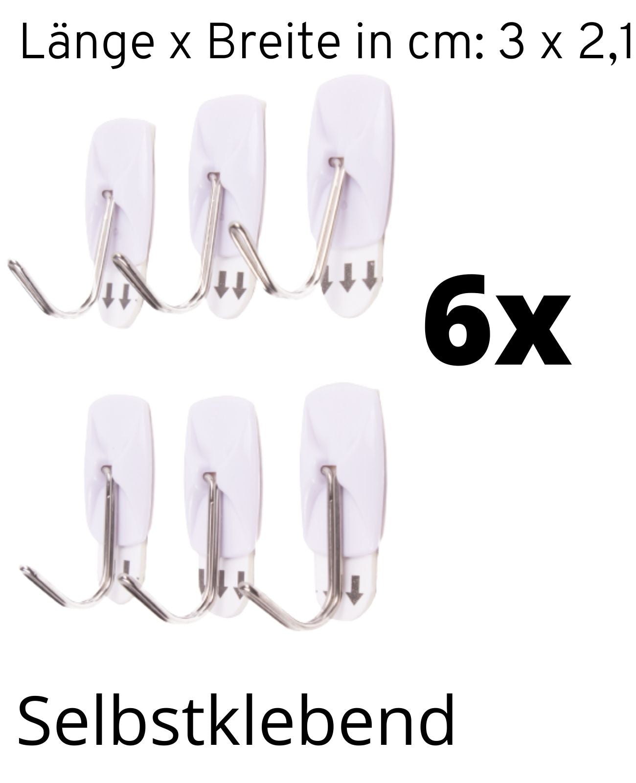 Handtuchhalter Klebehaken Selbstklebend Wand Handtuch Haken ohne Bohren 6x