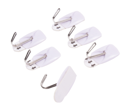 Handtuchhalter Klebehaken Selbstklebend Wand Handtuch Haken ohne Bohren 6x