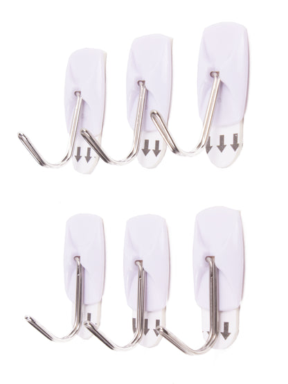 Handtuchhalter Klebehaken Selbstklebend Wand Handtuch Haken ohne Bohren 6x