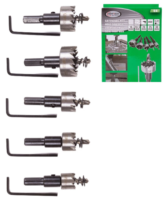 Lochsäge Lochkreissäge Bohrkronen Kreisschneider Kernbohrer Hartmetall 5 tlg