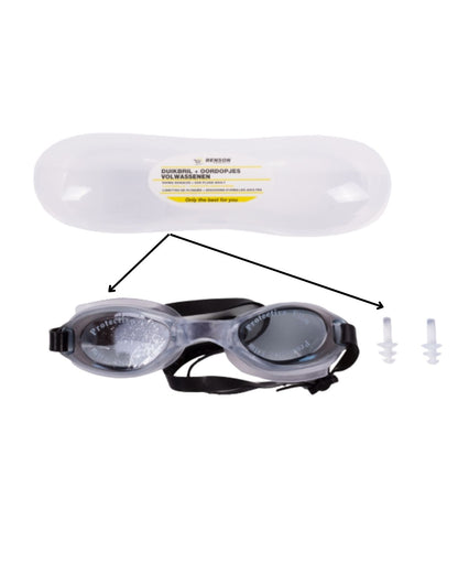 Taucherbrille Schwimmbrille Anti-Beschlag Verstellbar Chlorbrille + Ohrstöpsel