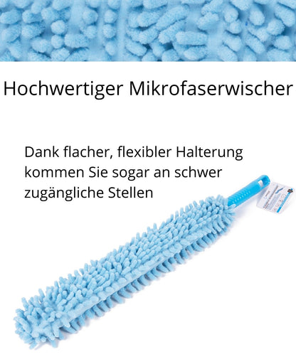 Staubwedel Wischer waschbar Mirkrofaser Staubwischer Heizkörper 58 cm