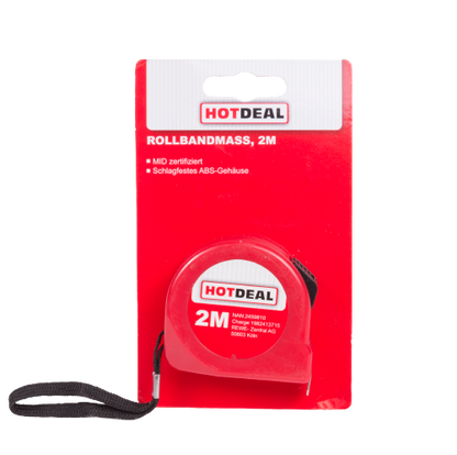 Maßband Zollstock Bandmaß Rollbandmaß Messband Rollband Metermaß 2 Meter
