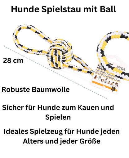 Hund Spieltau Hundespielzeug Baumwollknoten Knotenseil Zahnpflege