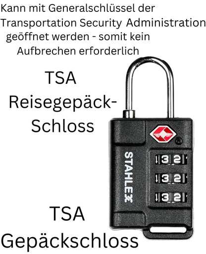 TSA Zahlenschloss Reiseschloss Gepäckschloss Koffer Vorhänge Schloss