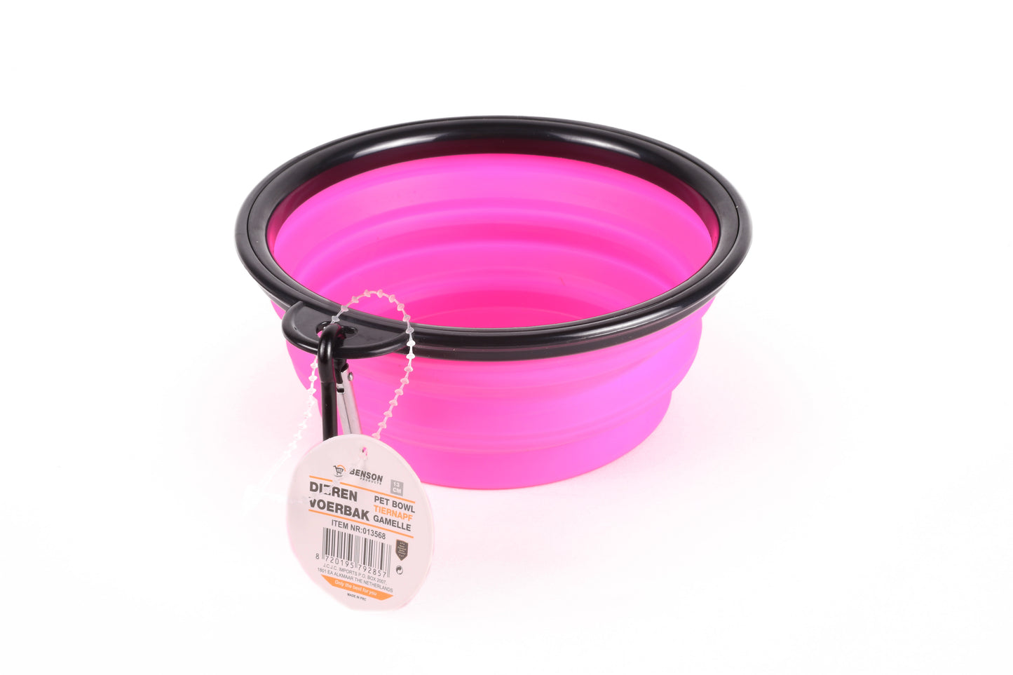 Hundenapf Katzenapf Wasser Napf faltbar Futternapf Reise Trinkschale Hunde pink