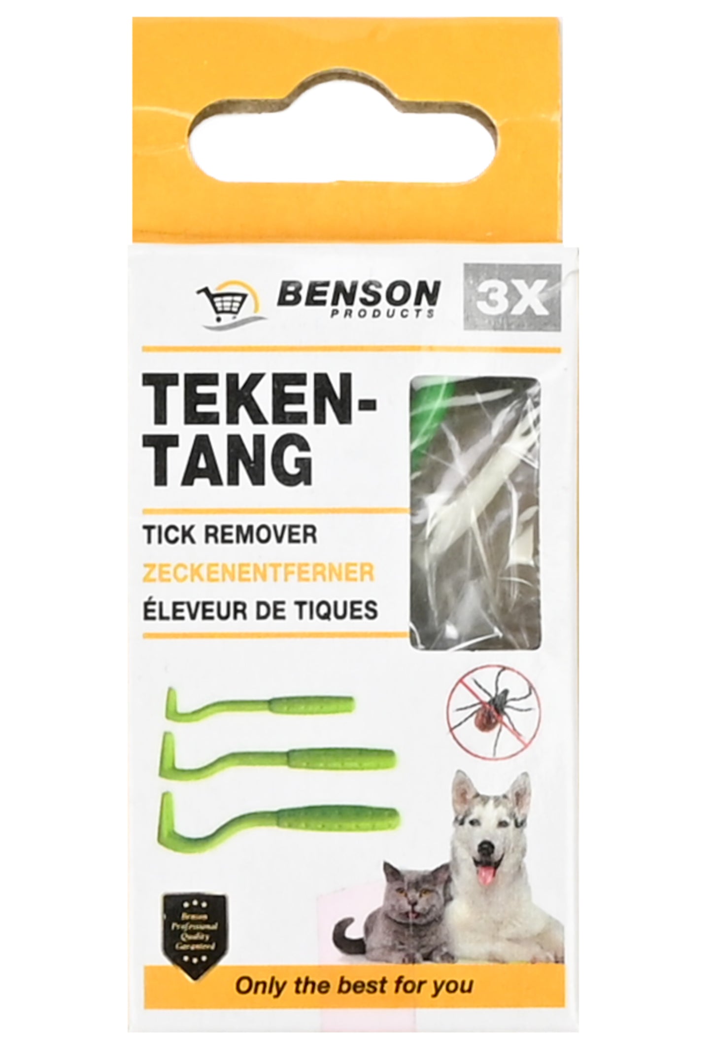 Zecken Zange Entferner Greifer Pinzette Haken Zeckenzange Menschen u. Tiere 3tlg