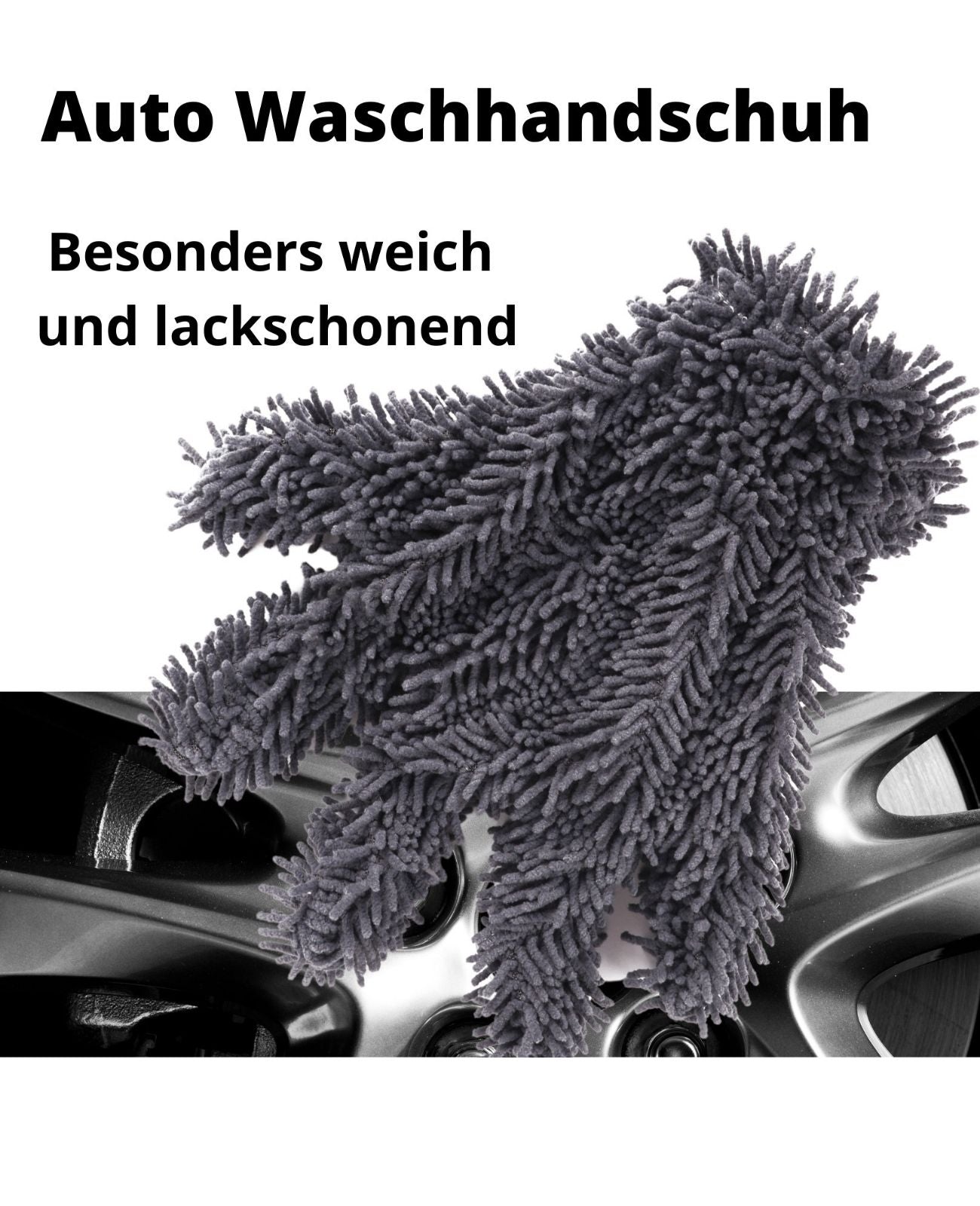 Mikrofaser Waschhandschuh Felgen Lackreinigung Autowäsche  Handwäsche