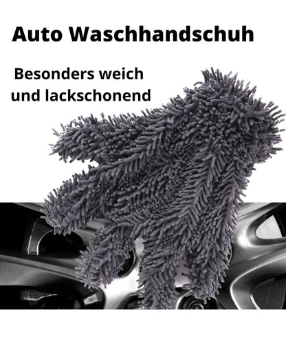 Mikrofaser Waschhandschuh Felgen Lackreinigung Autowäsche  Handwäsche