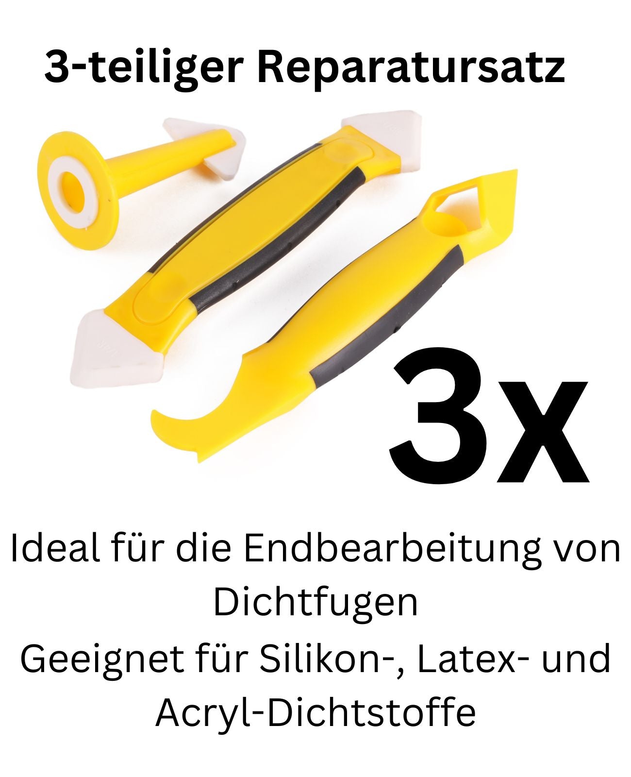 Fugenmesser Fugenentferner Silikonentferner Fugen Cutter Set 3tlg