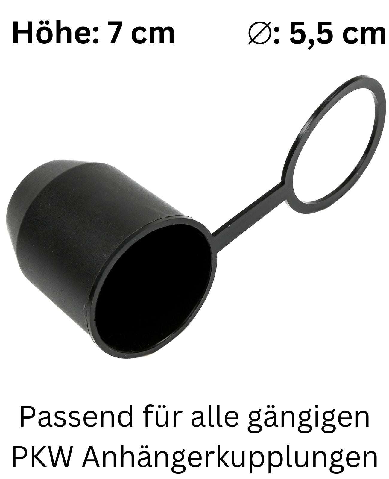 Anhängerkupplung Abdeckung Schutzkappe Abdeckkappe Kappe mit Ring AHK Schutz