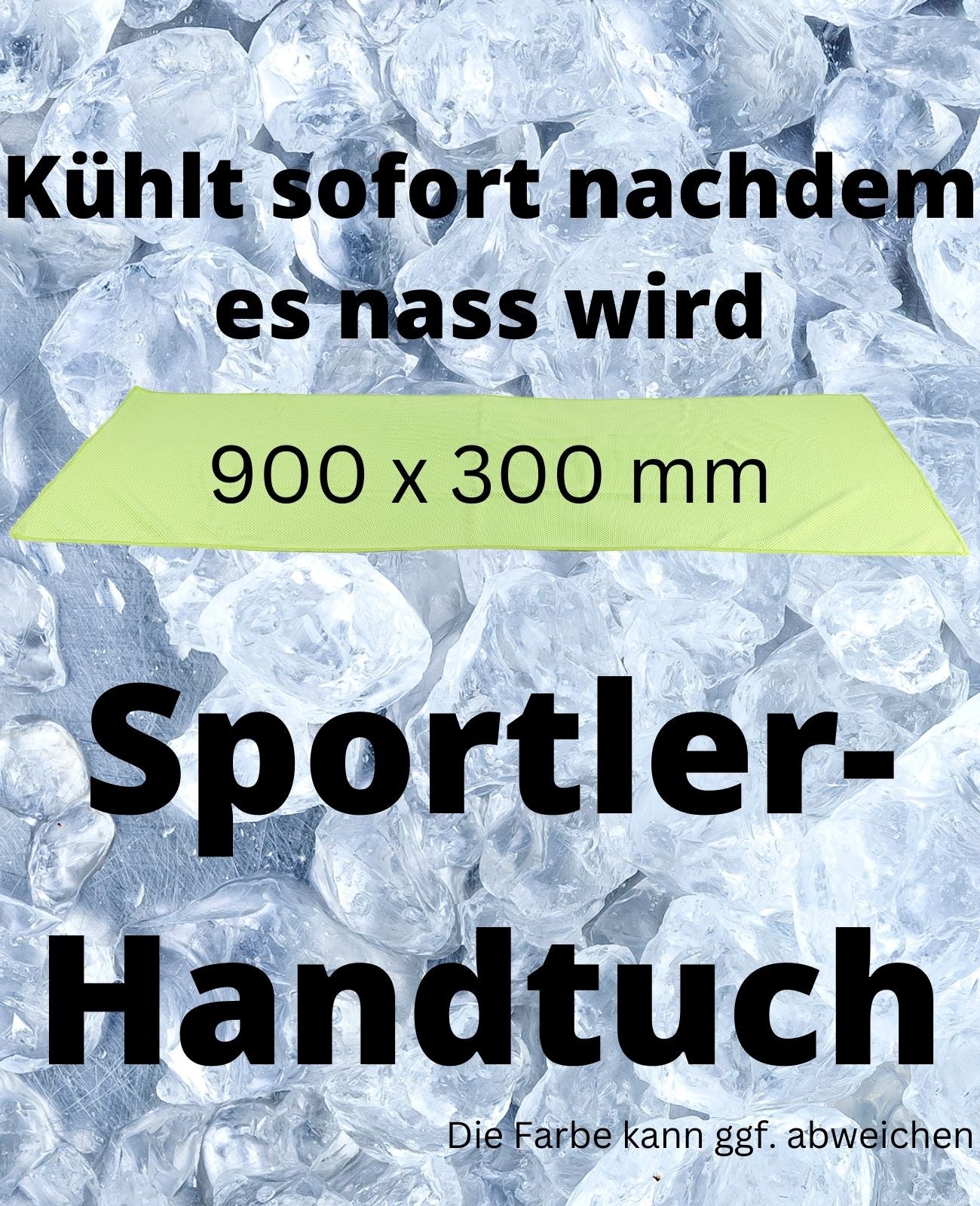 Kühlendes Handtuch Eishandtuch Kühltuch Sportlerhandtuch Fitnesstuch Yoga Sport