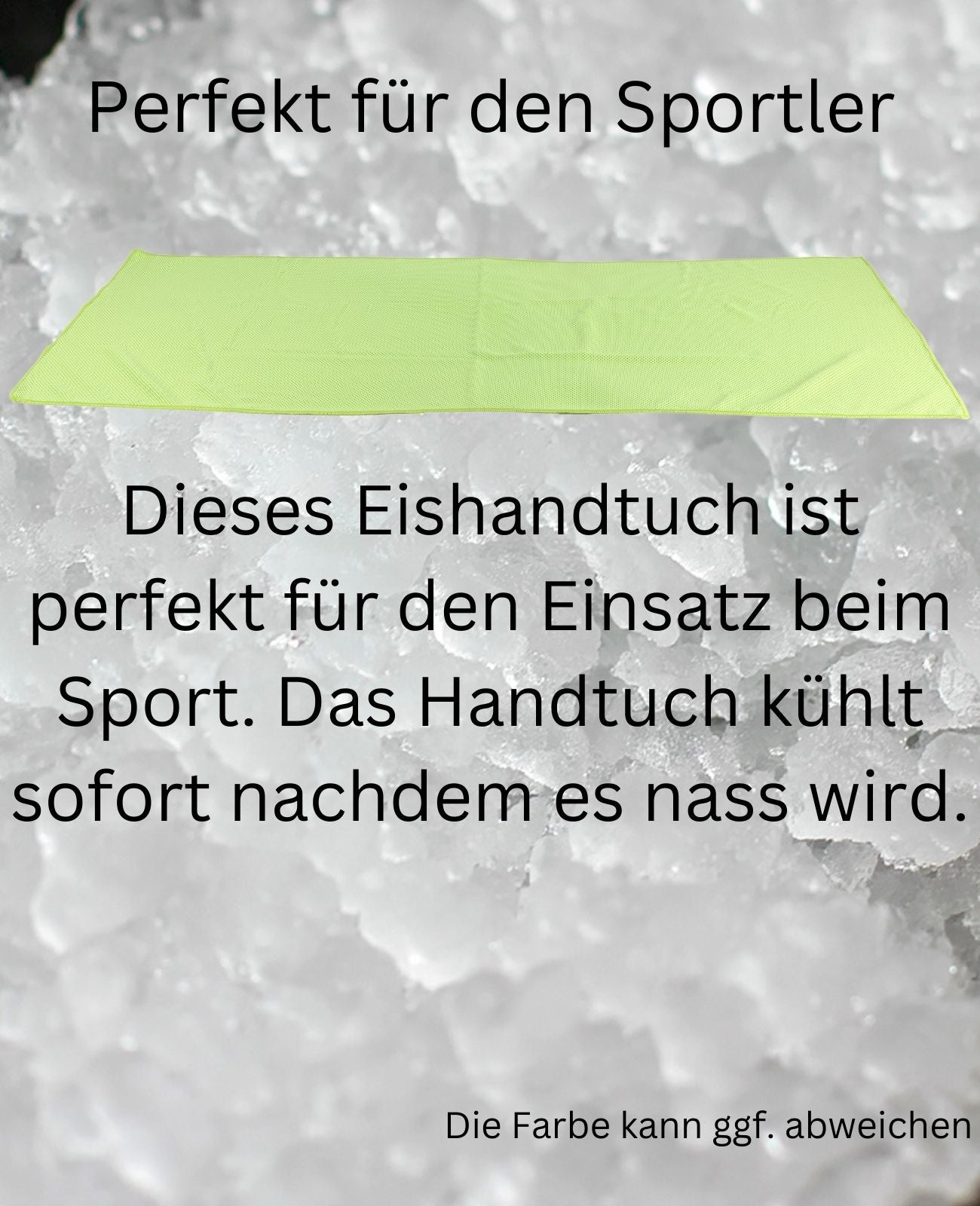 Kühlendes Handtuch Eishandtuch Kühltuch Sportlerhandtuch Fitnesstuch Yoga Sport