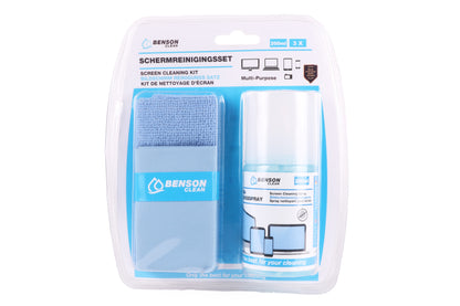 Bildschirm Reinigungsset Bildschirmreiniger Reinigungsspray Mikrofaser Tücher