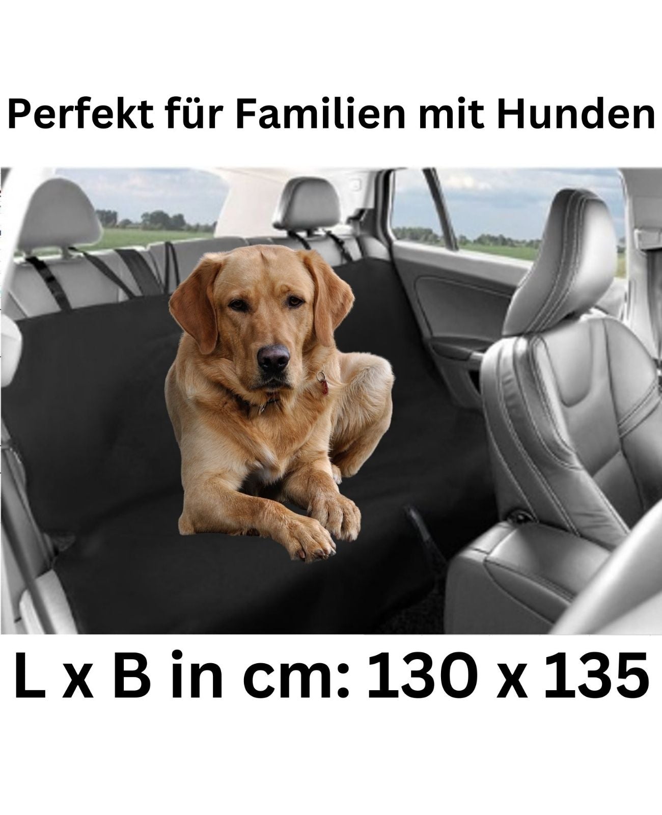 Autoschondecke Rücksitzschutz Hundedecke Rückbank Wasserfest