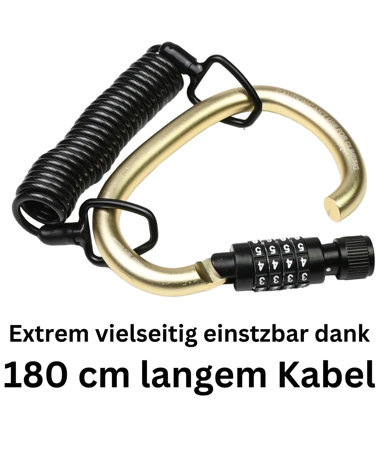 Karabiner Schloss Fahrradschloss Karabinerhaken Gepäckschloss