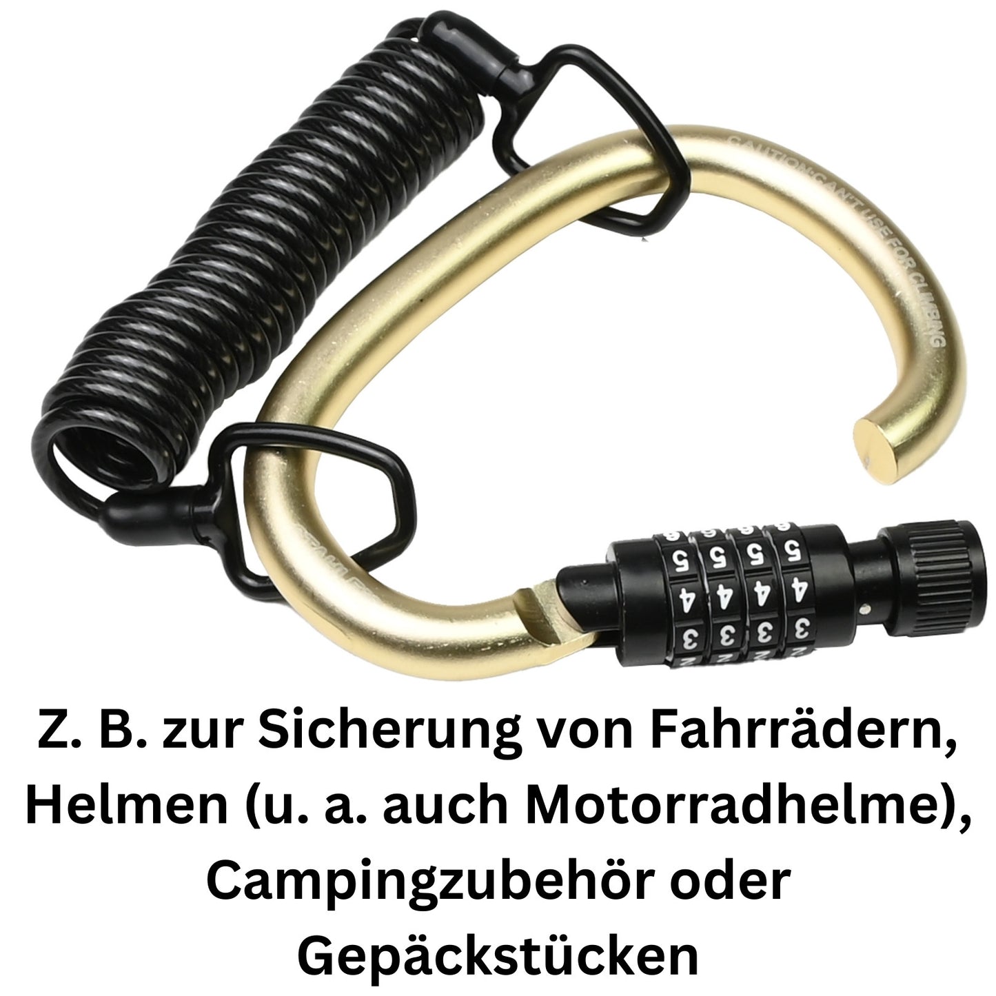 Karabiner Schloss Fahrradschloss Karabinerhaken Gepäckschloss