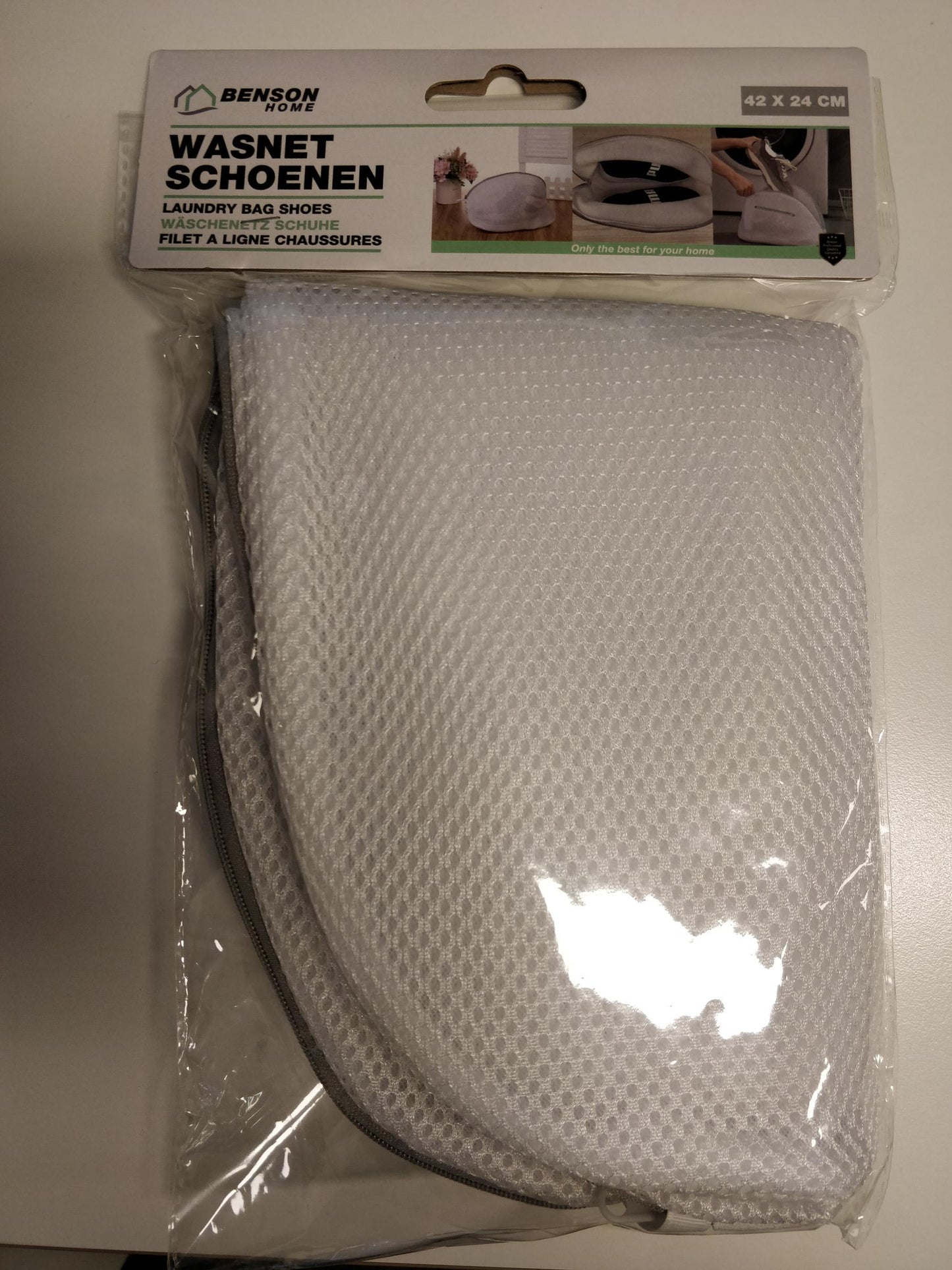 Wäschenetz Wäschebeutel Wäschesack für Schuhe Schuhbeutel mit Reißverschluss