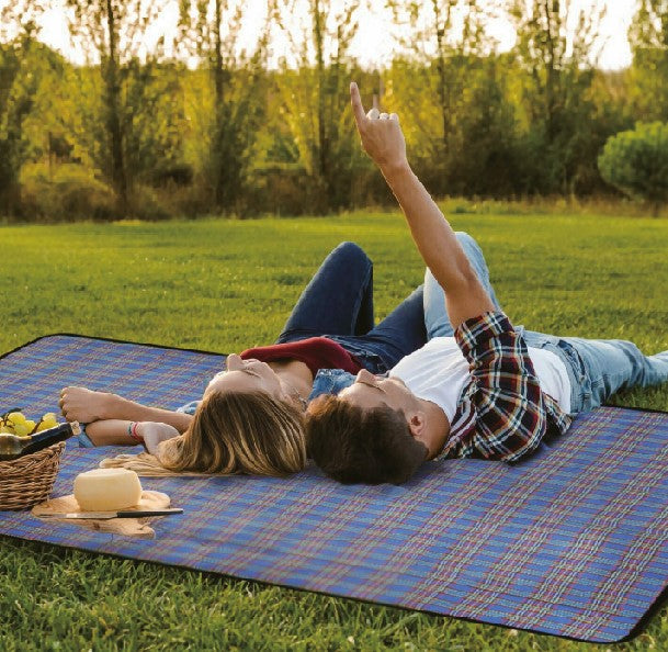 Picknickdecke Strandmatte Stranddecke Reisedecke Outdoordecke 150 x 130 cm