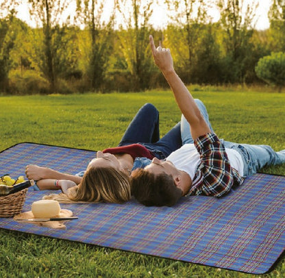 Picknickdecke Strandmatte Stranddecke Reisedecke Outdoordecke 150 x 130 cm