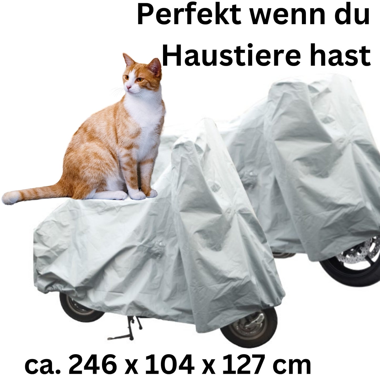 Motorrad Abdeckplane Motorradgarage Roller Abdeckung Staubschutz Schutzhülle