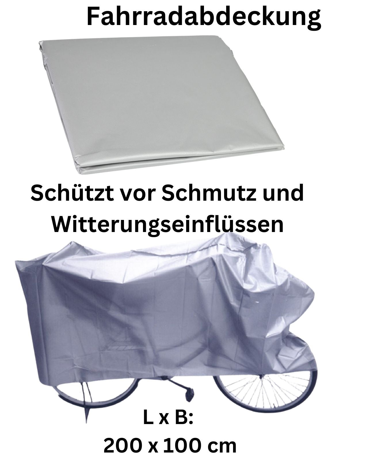 Fahrradabdeckung Abdeckplane Fahrradgarage Wasserdicht Fahrrad Haube