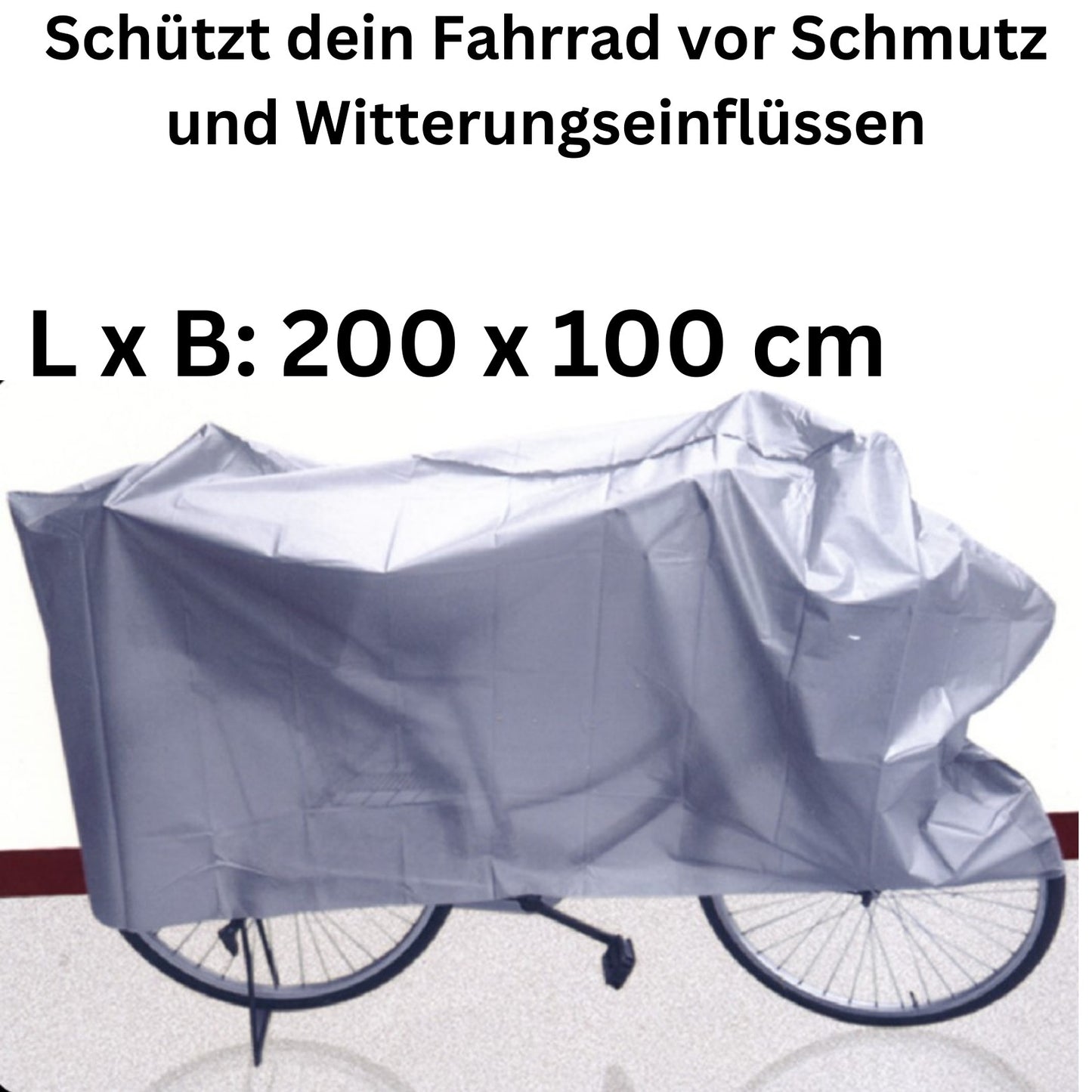 Fahrradabdeckung Abdeckplane Fahrradgarage Wasserdicht Fahrrad Haube