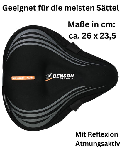 Fahrrad Satteldecke Sattelbezug Sattelüberzug Sattel Polster 26 x 23,5 cm