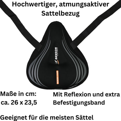 Fahrrad Satteldecke Sattelbezug Sattelüberzug Sattel Polster 26 x 23,5 cm