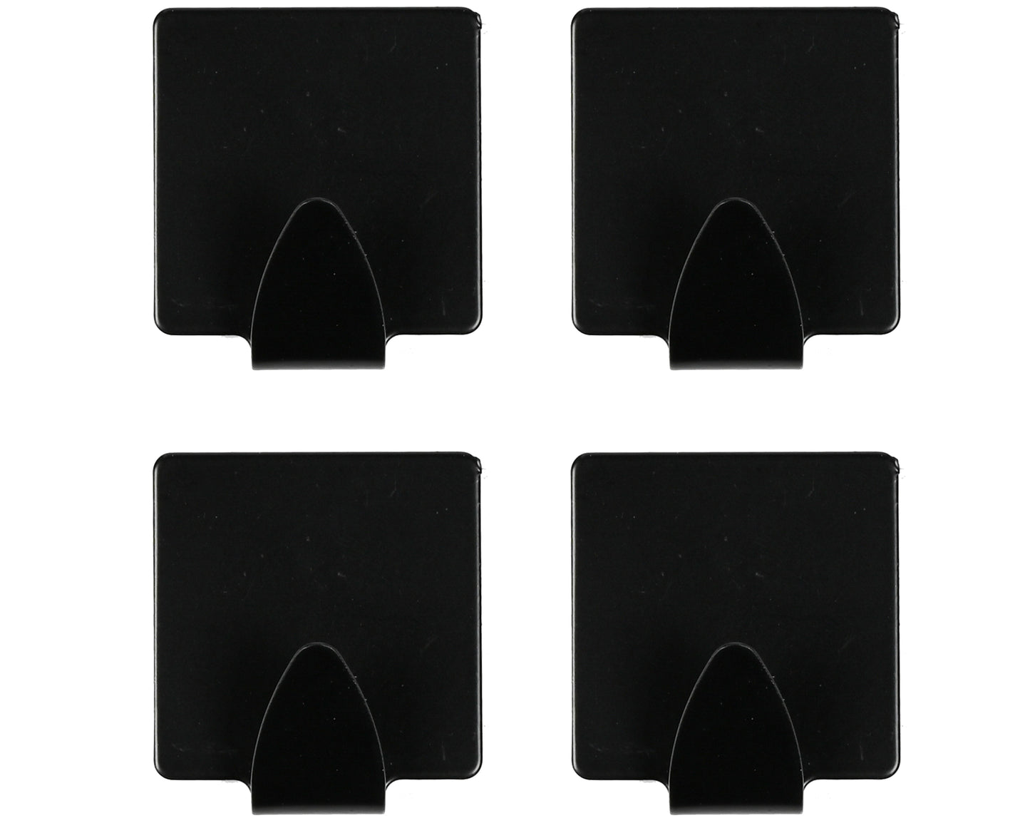 Handtuchhaken Klebehaken Selbstklebend Handtuchhalter Wandhaken schwarz 4 tlg.