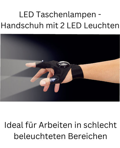 Handschuh mit Licht für dunkle Orte LED-Taschenlampe