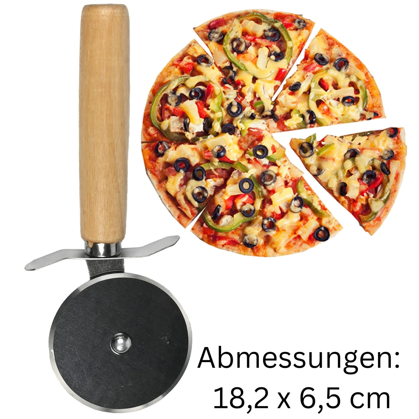 Pizzaschneider Pizzarad Pizzaroller Pizzamesser Pizzateiler Pizza Schneider