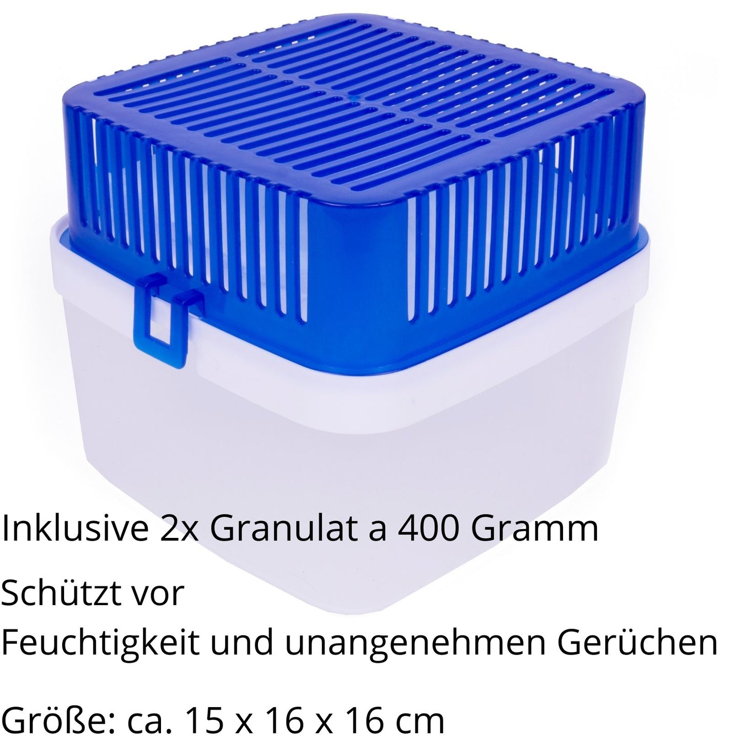 Luftentfeuchter Raumentfeuchter inkl 800 Gramm Granulat nachfüllbar