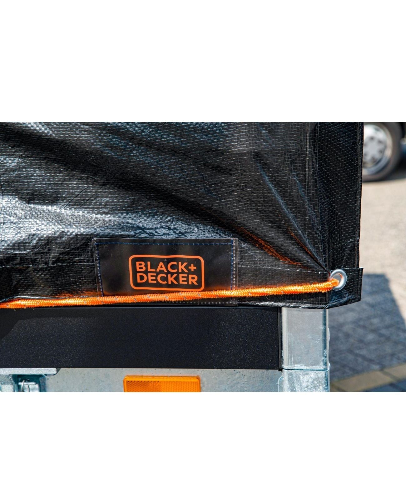 Anhängerplane Abdeckplane Gewebeplane Schutzplane 3x4 M BLACK+DECKER