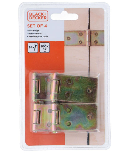Scharniere Tischbänder Tischband Scharnierband 100x32mm BLACK+DECKER