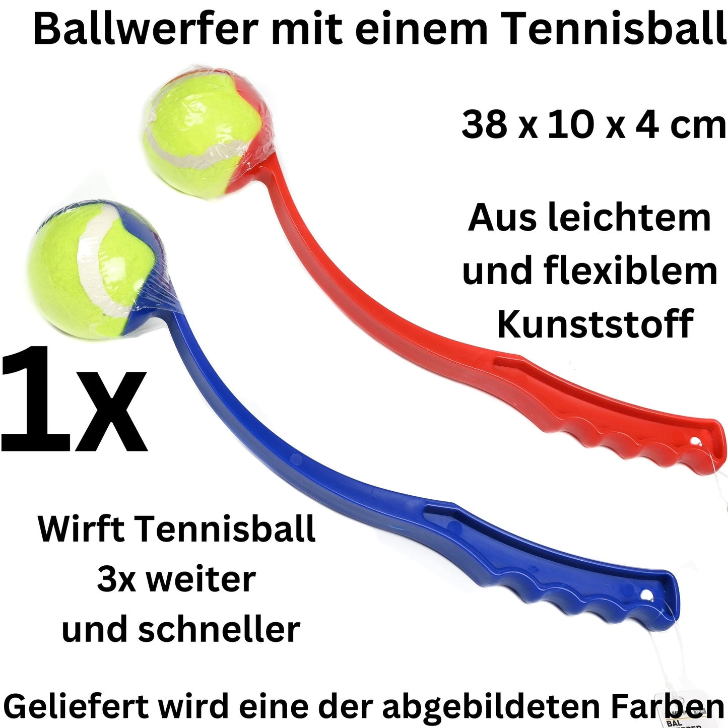 Ballschleuder Ballwerfer Hundespielzeug Ball Schleuder inklusive Ball Wurfarm