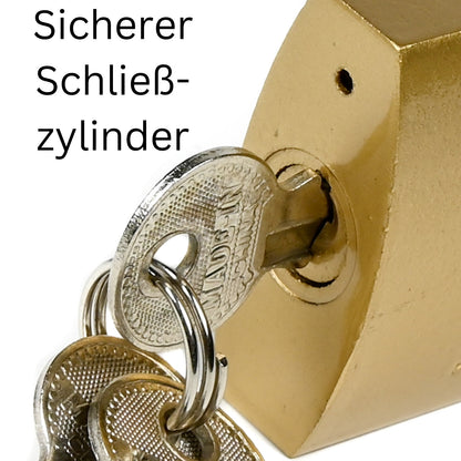 Vorhängeschloss Bügelschloss Hangschloss rostfrei Vorhangschloss Schloss 50 mm