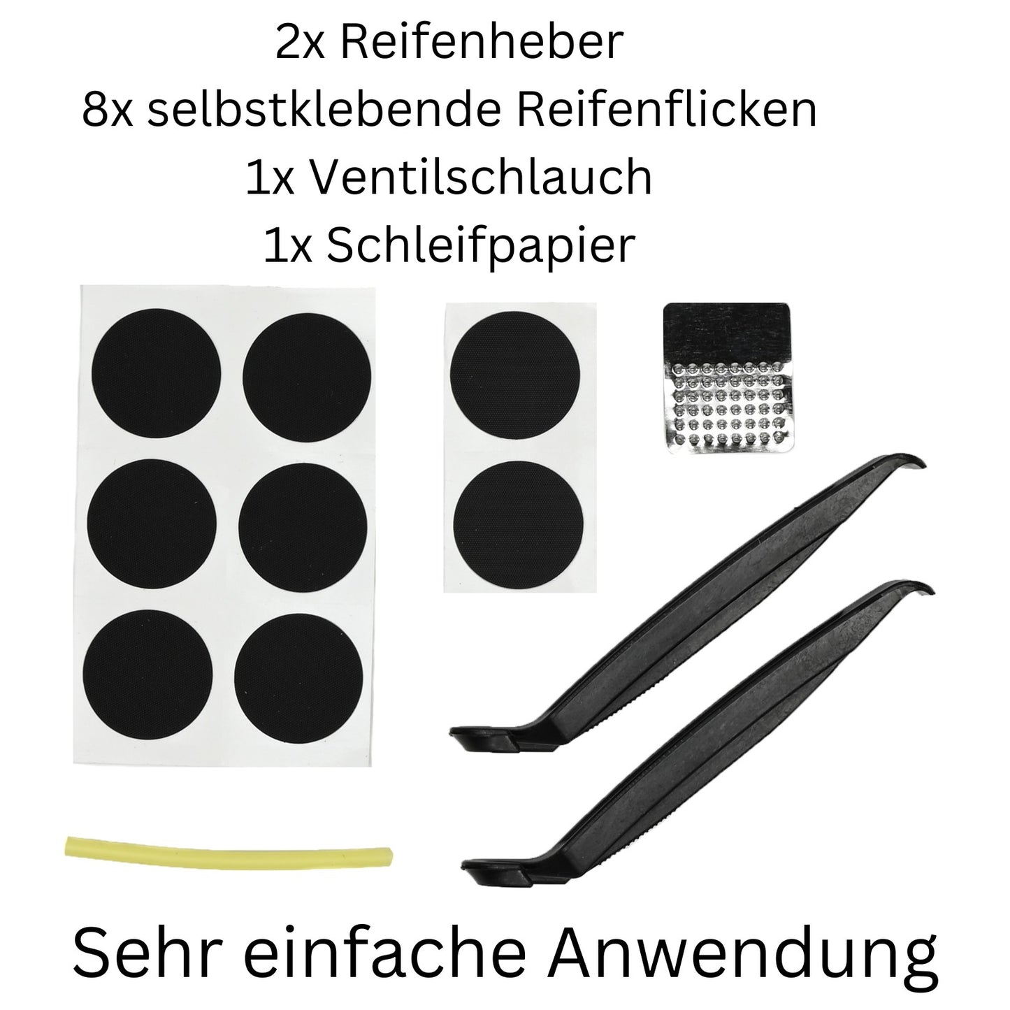 Fahrrad Reparaturset Flickzeug Reifen Reparatur Pannen Bike Set 12tlg