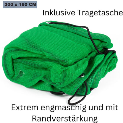 Anhängernetz feinmaschig Containernetz Ladungssicherung 300 x 160 cm